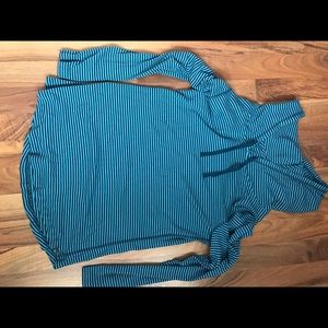 Eddie Bauer long sleeve hooded shirt